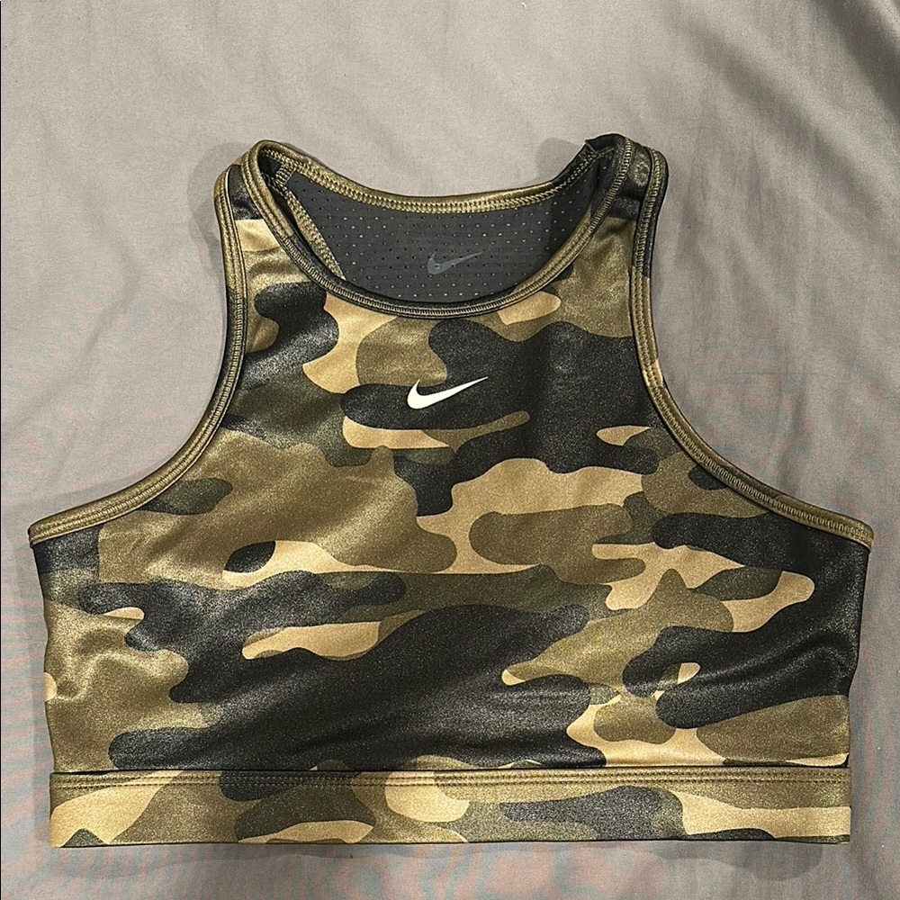 Camo Mesh Sports Bra